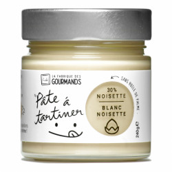 Pâte à tartiner chocolat blanc noisette